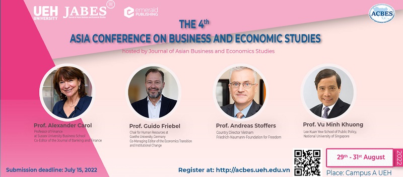 The 4th Asia Conference on Business and Economic Studies (ACBES 2022)